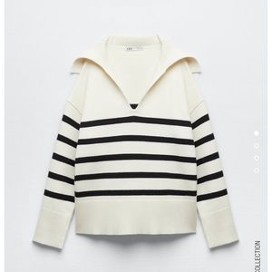 Zara Striped Knit Sweater